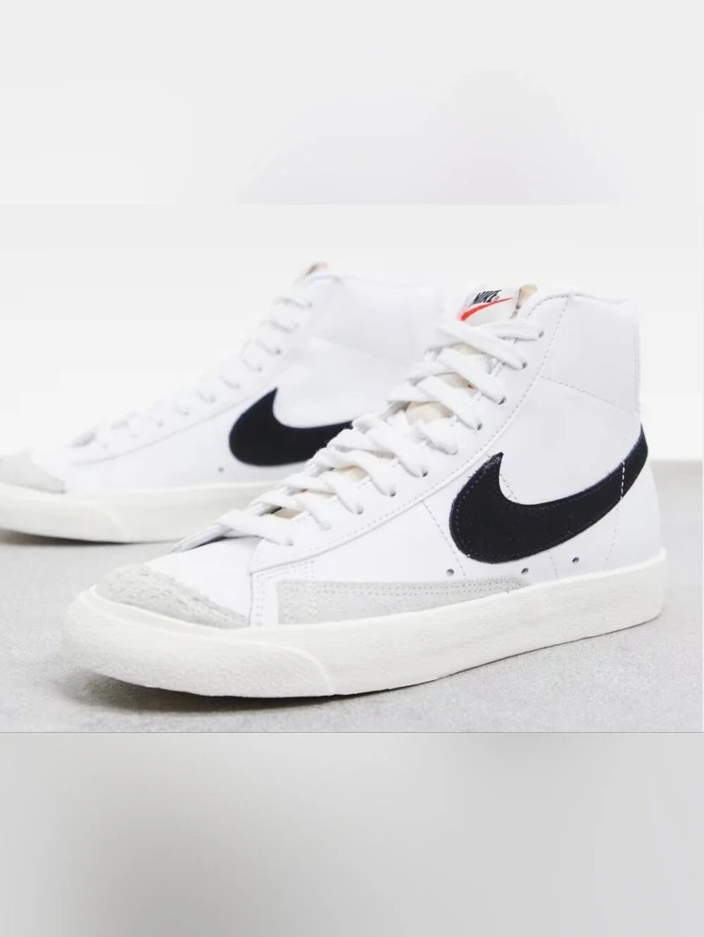 NWOB Nike Blazer Mid '77 Women's Leather Shoes White US 11 - Picture 6 of 15